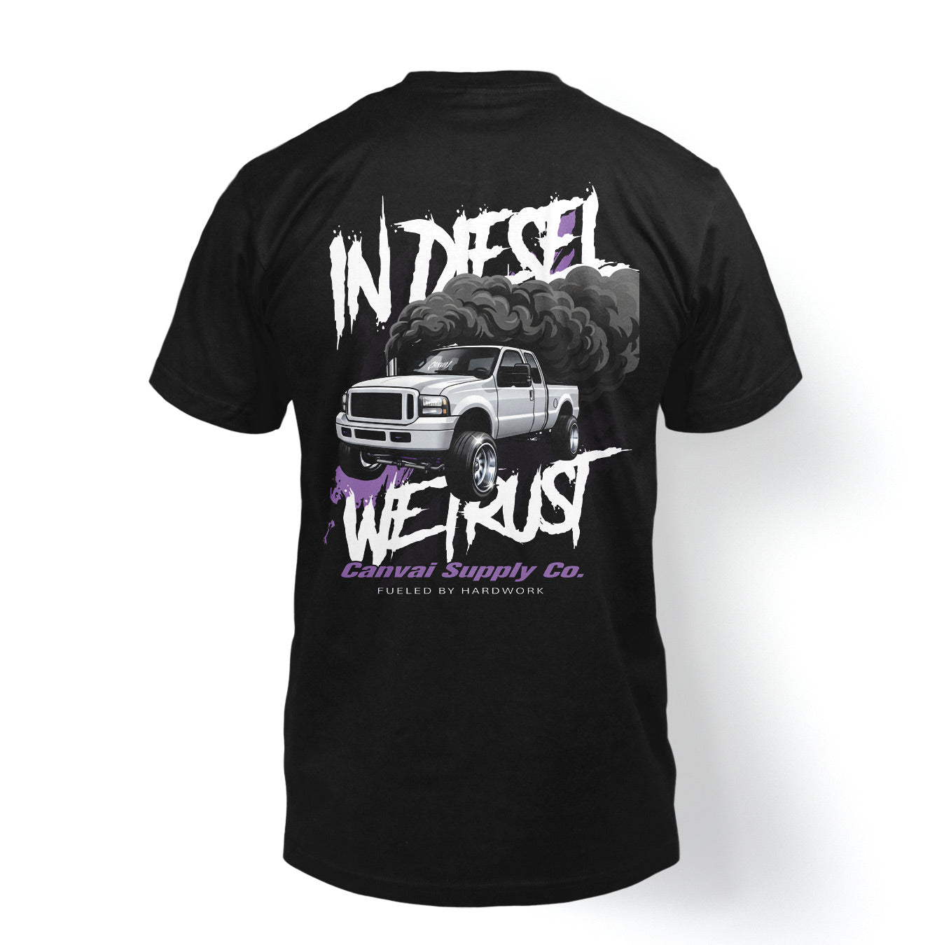 T-shirt "In Diesel We Trust" in Black