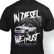 T-shirt "In Diesel We Trust" in Black
