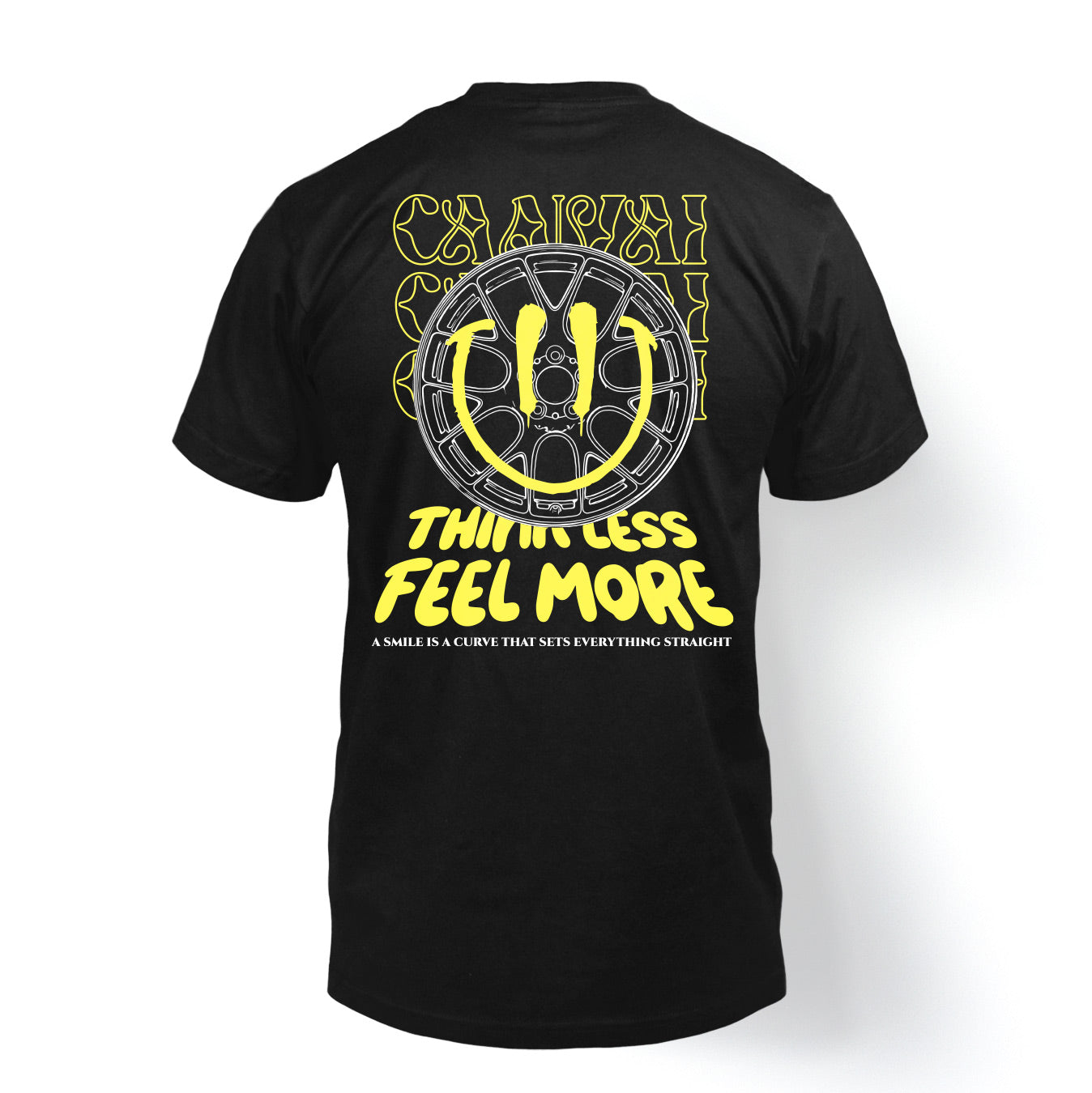 T-shirt "Think less" in Black