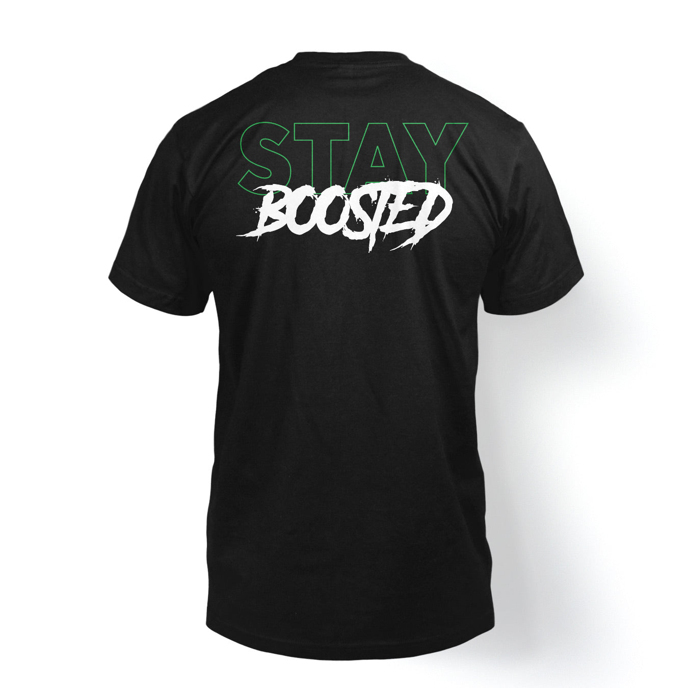 T-shirt "Stay Boosted" in Black