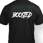 T-shirt "Stay Boosted" in Black