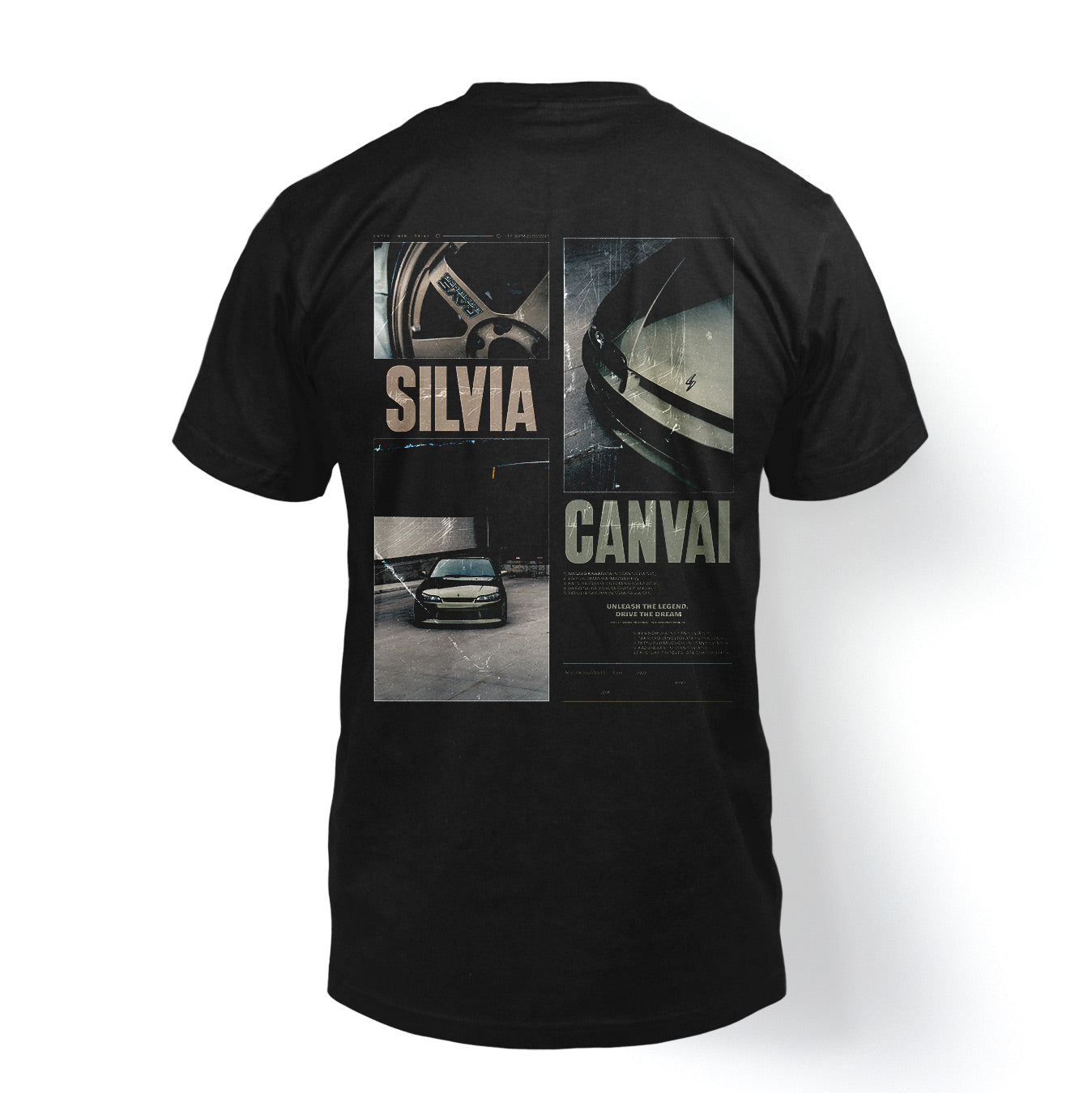 T-shirt Silvia S15 Poster ( Members only ) in Black