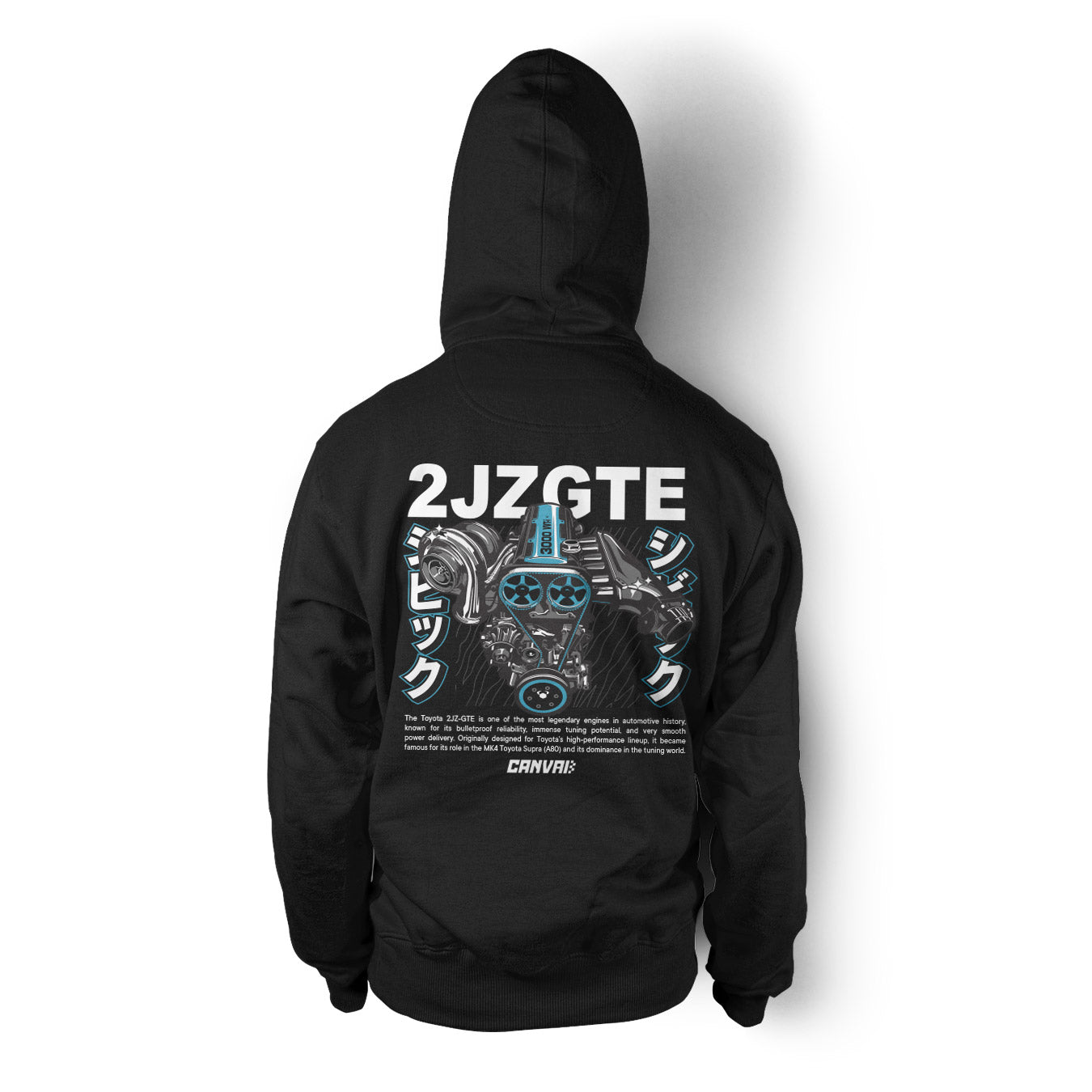 Unisex Hoodie "2JZ" Canvai - Canvai