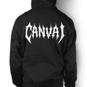 Unisex Hoodie "Canvai Core" in Black - Canvai