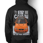Unisex Hoodie "E92 Screamer" in Black - Canvai