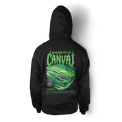 Unisex Hoodie "GT86 MIDORI SPEC" in Black - Canvai