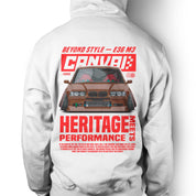 Unisex Hoodie "M3 MEISTERWERK" in White - Canvai