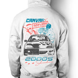 Unisex Hoodie "Oakland x Canvai" in White