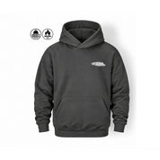 Unisex Hoodie Reflective "Blaze" in Charcoal - Canvai