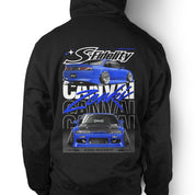 Unisex Hoodie "S - Fidelity" in Black - Canvai