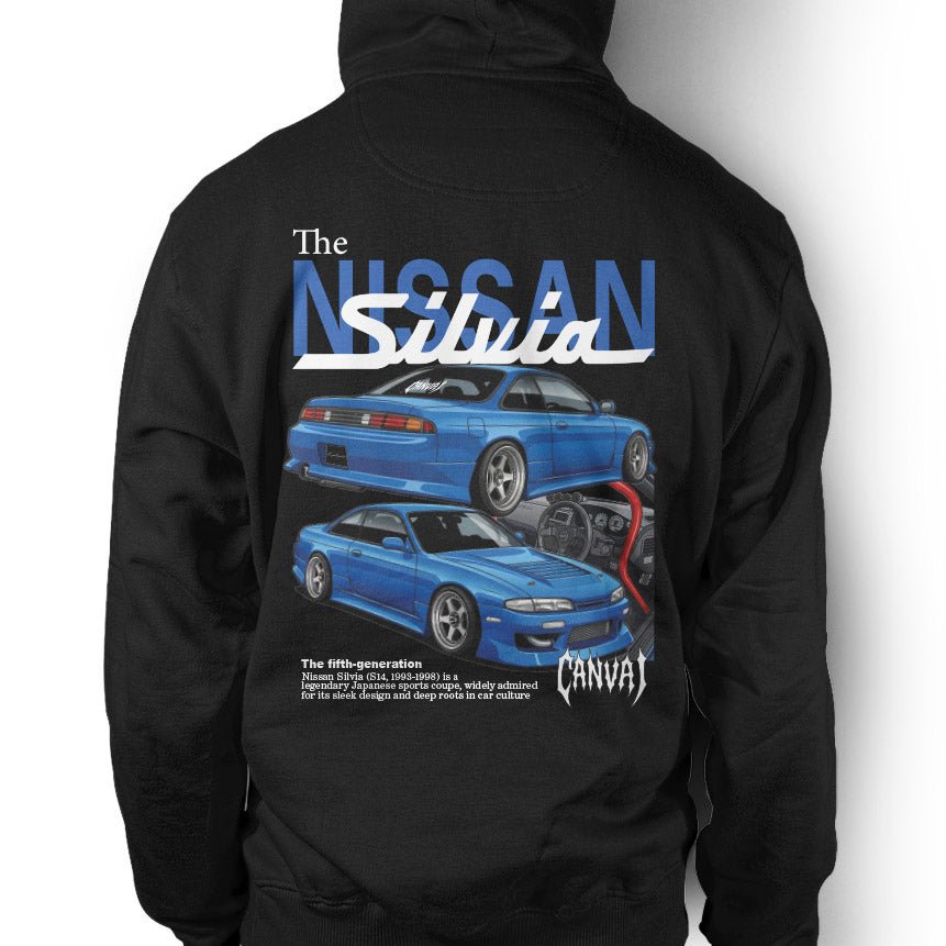 Unisex Hoodie "S14 Legacy" in Black - Canvai