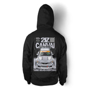 Unisex Hoodie "Turbo Solve Everything" in Black - Canvai