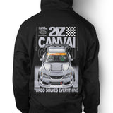 Unisex Hoodie "Turbo Solve Everything" in Black